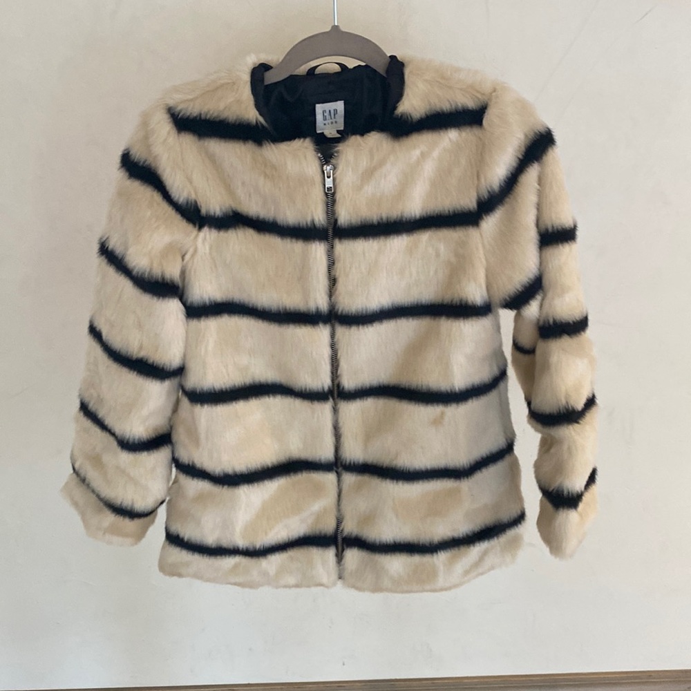 GAP Girls Faux Fur Coat